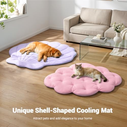 Q-Max>0.5 Dog Cooling Mat 40''×40'', Shell Purple - Image 6