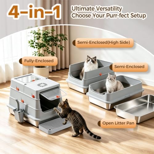 Stainless Steel Litter Box - Image 5