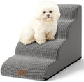 COZY KISS Dog Stairs for Small Dog 19.7" H, 4 Step Pet Ramp for Bed by COZYKISS
