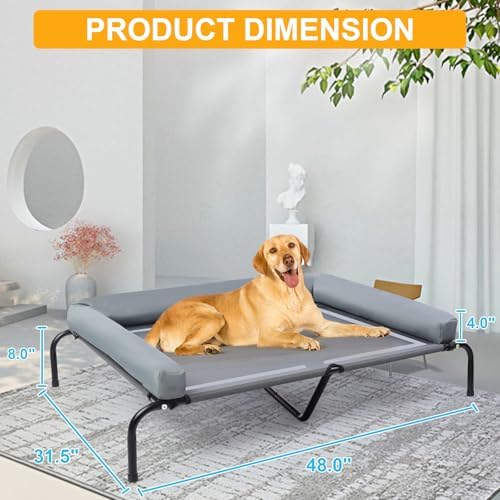 48'' Cooling Elevated Dog Bed - Image 3