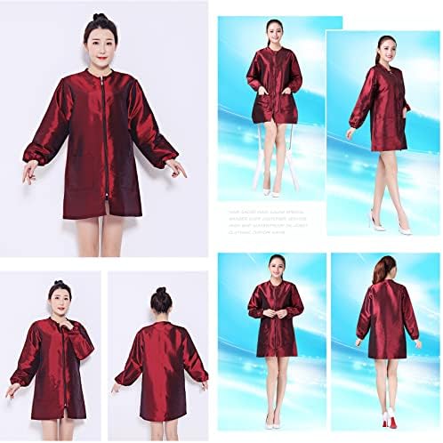 Professional Salon Smock Stylist Jacket Waterproof Hairdresser Cape Barber - Image 2