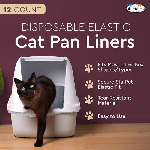 Alfapet Cat Litter Box Liners Large 12 Count - Image 2