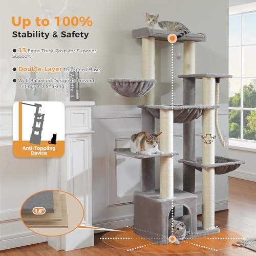 MUTTROS 67" Heavy Duty Cat Tree - Image 2