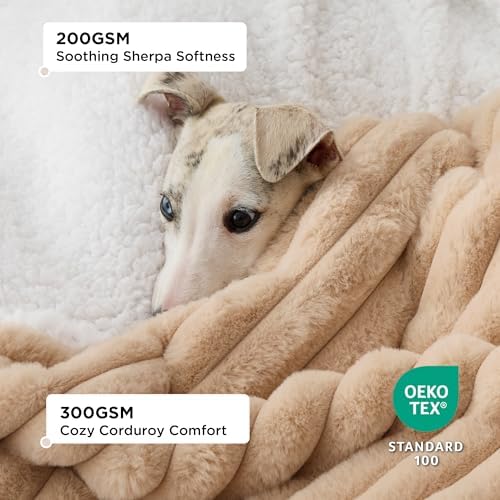 Bedsure ComfyFleece® Waterproof Dog Blankets - Image 2