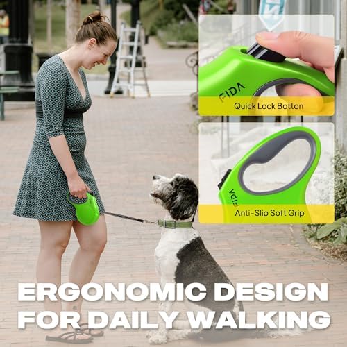 Fida Retractable Dog Leash, 16ft Heavy Duty Pet Walking Leash - Image 5