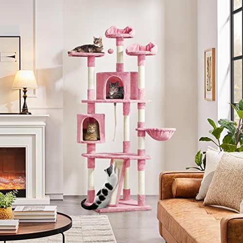 Yaheetech 79in Multi-Level Tall Cat Tree - Image 2