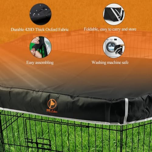 PJYuCien Playpen Top Cover for 24'' Width 8 Panel Pen - Image 4