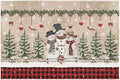 Giwawa Winter Snowman Bath Rug Red Buffalo Plaid Bathtub Mats Soft Absorbent by Giwawa