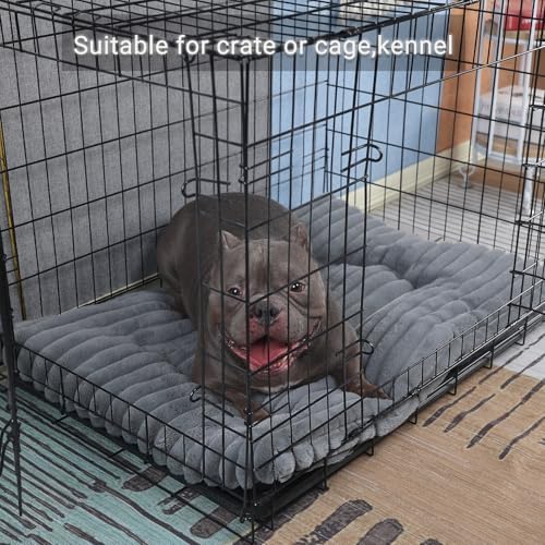 Dog Beds Crate Pad for Medium to Large Dogs Ultra Soft Dog Mat for Crate or - Image 3