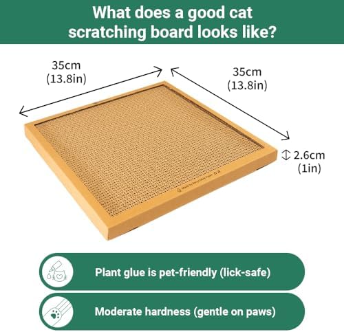 Cat Scratching Pad Board, Refillable and Combinable Corrugated Cat Scratchers - Image 3