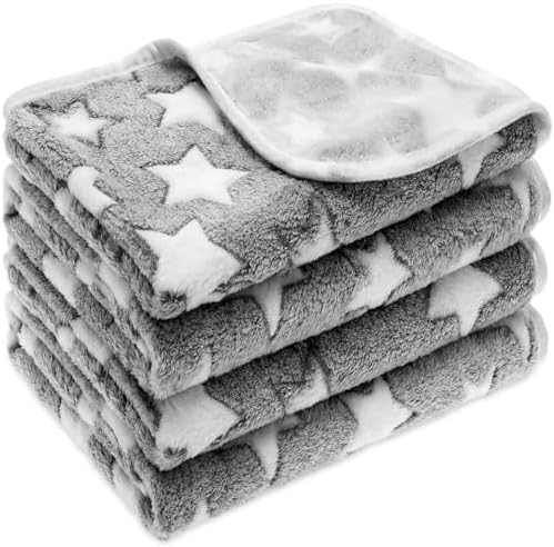 Tatuo 4 Pcs Fleece Dog Blankets by Tatuo