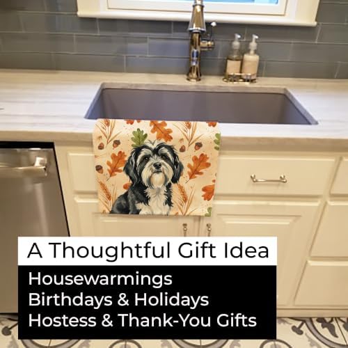 Caroline's Treasures Tibetan Terrier Dogs Kitchen Towel 15x25 in - Image 5