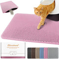 Cat Litter Mat 27"x46", Double Layer EVA litterbox Mat by BLISSSTORM