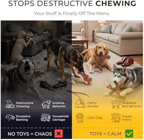 Kseroo 3-Pack Indestructible Dog Chew Toys - Image 6