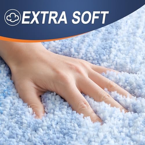 OLANLY Large Bathroom Rugs 50x30, Extra Soft Absorbent Microfiber Bath Rugs - Image 3