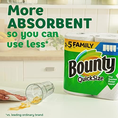 Bounty Select-A-Size Paper Towels, 8 Double Plus Rolls White, 113 Sheets Per - Image 4