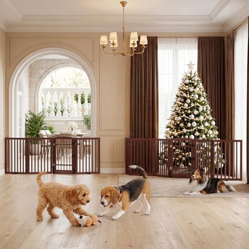 Homykic Dog Gate Indoor with Door - Image 5