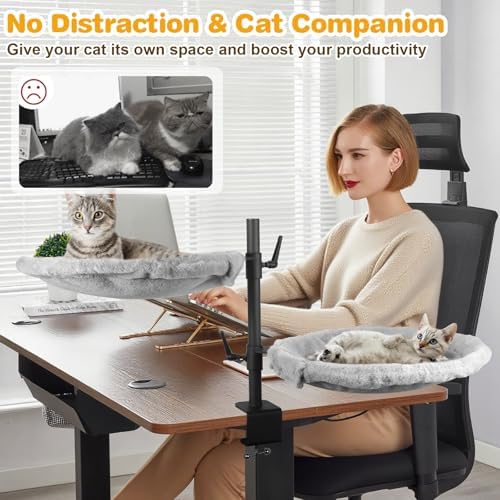 Double Cat Desk Bed - Image 3