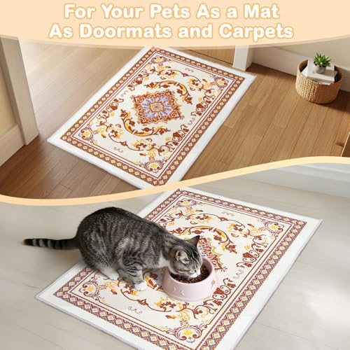 Washable Cat Litter Mat 28"x20" Waterproof Trapping Pad - Image 5
