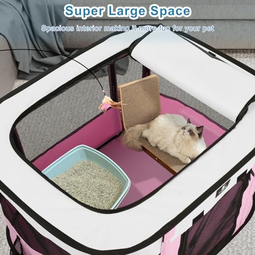 X-ZONE PET Dog Playpen, Puppy Cat Play Pen Portable Foldable Indoor/Outdoor - Image 5