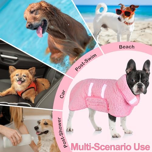 Unicorn Catcher Dog Bathrobe Super Absorbent Quick Drying Robe - Image 6