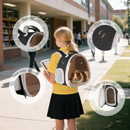 Portable Guinea Pig Backpack, Polarized Bubble Backpack - Image 6