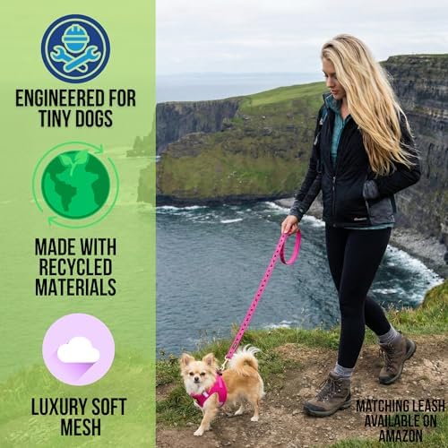 EcoBark Step in Dog Harness, Tiny Soft Mesh Toy Breed - Image 2