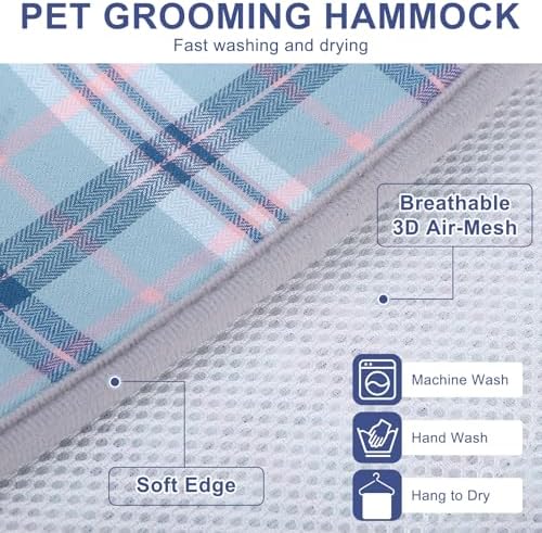 BEAUTYZOO Medium Dog Grooming Hammock Harness, Nail Trim Restraint Sling - Image 4