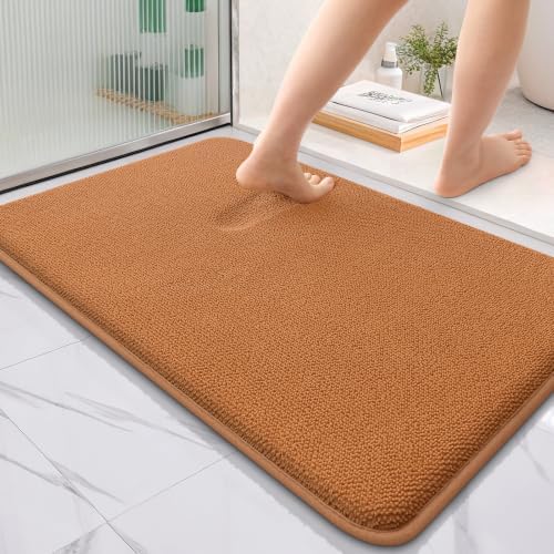 OLANLY Thick Memory Foam Bathroom Rugs 36x24, Soft Absorbent Bath Mat by OLANLY