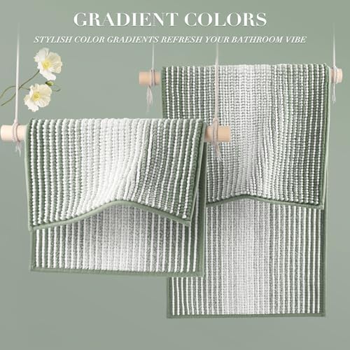 BSICPRO Bathroom Rugs Sets 2 Piece, Non Slip Bath Mats - Image 5