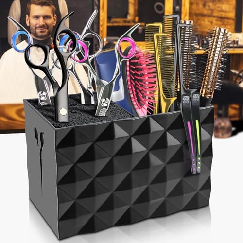 NICEMOVIC Barber Scissors Holder Box, Barber Accessories Barber Supplies - Image 6