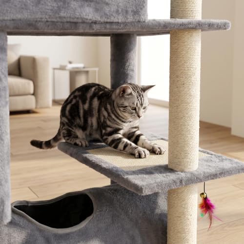 YUNIQUE Small Cat Tree for Indoor Cats, Cat Tower - Image 5