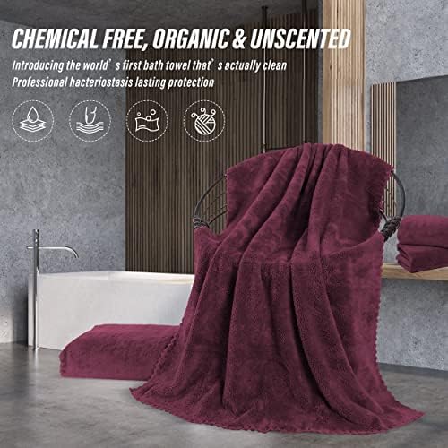 MOONQUEEN 2 Pack Premium Bath Towel Set - Image 5