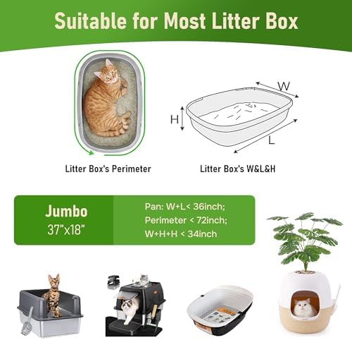 ZOMISIA Cat Litter Box Liners Large - Image 5