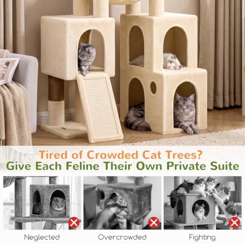 Globlazer Tall Cat Tower for Indoor Adult Cats - Image 2
