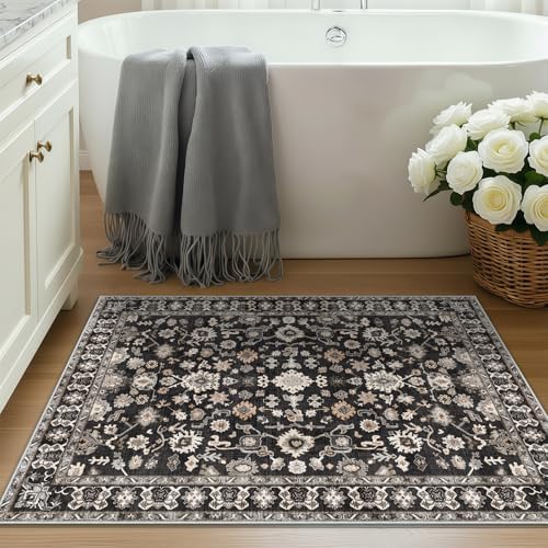 2x3 Washable Rug Small Entry Rug Machine Washable - Image 3
