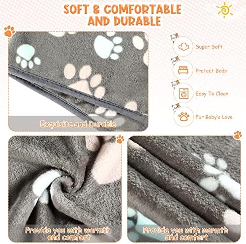 Tatuo 4 Pcs Fleece Dog Blankets - Image 2