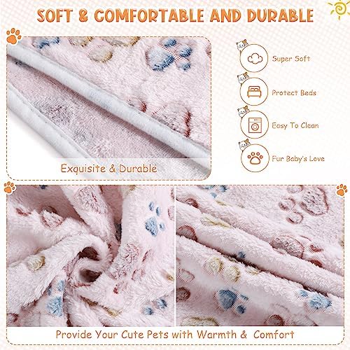 Tatuo 4 Pcs Fleece Dog Blankets - Image 2