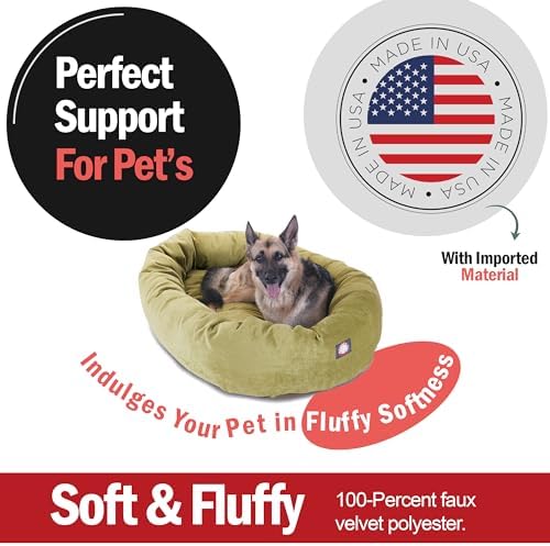 Majestic Pet Villa 52 Inch Shredded Memory Foam Dog Bed - Image 2