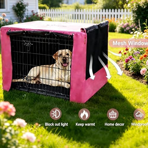 HiCaptain 24-Inch Dog Crate Cover - Image 3
