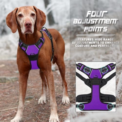 BARKBAY Dog Harness No Pull for Large Dogs Front Back Clips, Dog Vest - Image 6