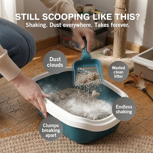 Sprinkle & Sweep: Litter Box Speed Sifter- 2 Pack - Image 2