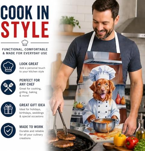 Caroline's Treasures Nova Scotia Duck Tolling Retriever The Chef Apron Cooking - Image 2