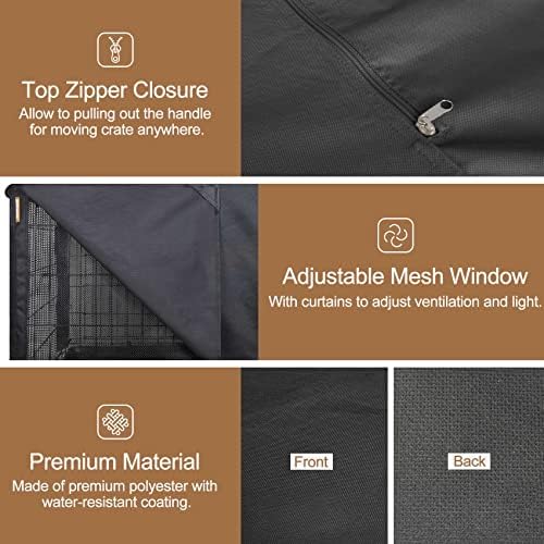 HiCaptain 36-Inch Dog Crate Cover - Image 5