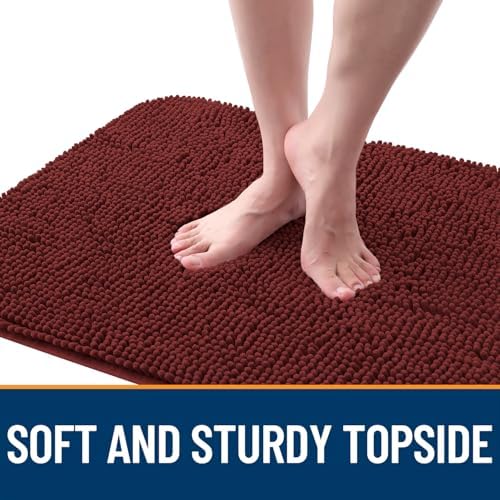 OLANLY Dog Door Mat for Muddy Paws 59x32, Super Absorbent Chenille Mud Mat - Image 4