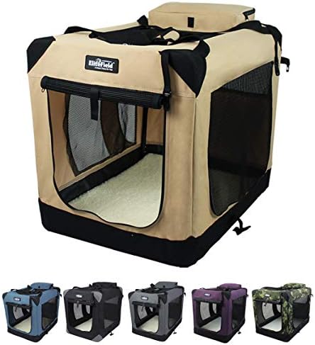 EliteField 3-Door Soft Dog Crate by EliteField