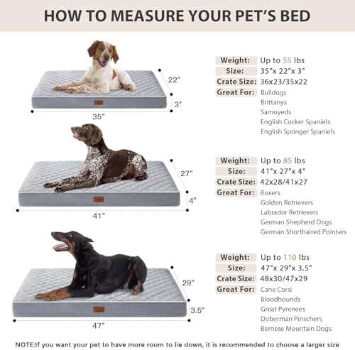 WNPETHOME Orthopedic Waterproof XL Dog Bed - Image 6