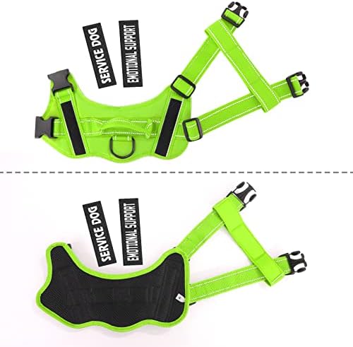 voopet Service Dog Harness, Emotional Support Pet Vest Harness, Reflective - Image 4