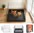 VEVOR Dog Playpen, 24 Inch 4-Panel Metal Puppy Pen by VEVOR