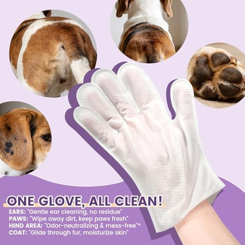 IMMHABI Hypoallergenic Pet Glove Wipes - Image 3